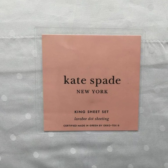 kate spade Other - NWT Kate Spade Larabee Dot King Sheets